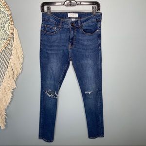 Forever 21 Men’s Distressed Skinny Fit Jeans 30x32